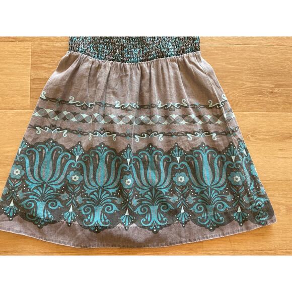 COPY - Free People skirt Boho festival hippy linen blend M fairy core peasant - Picture 3 of 8